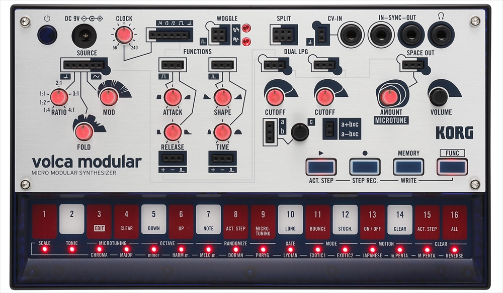 KORG Volca Modular | マイクロモジュラー・シンセサイザー | Digiland