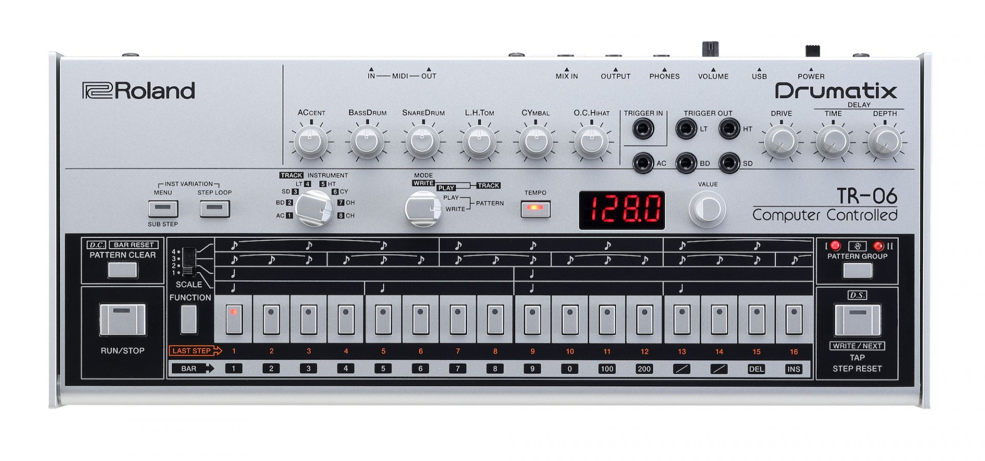 Roland Boutique TR-06 : Drumatix | TR-606がBoutiqueシリーズで復活