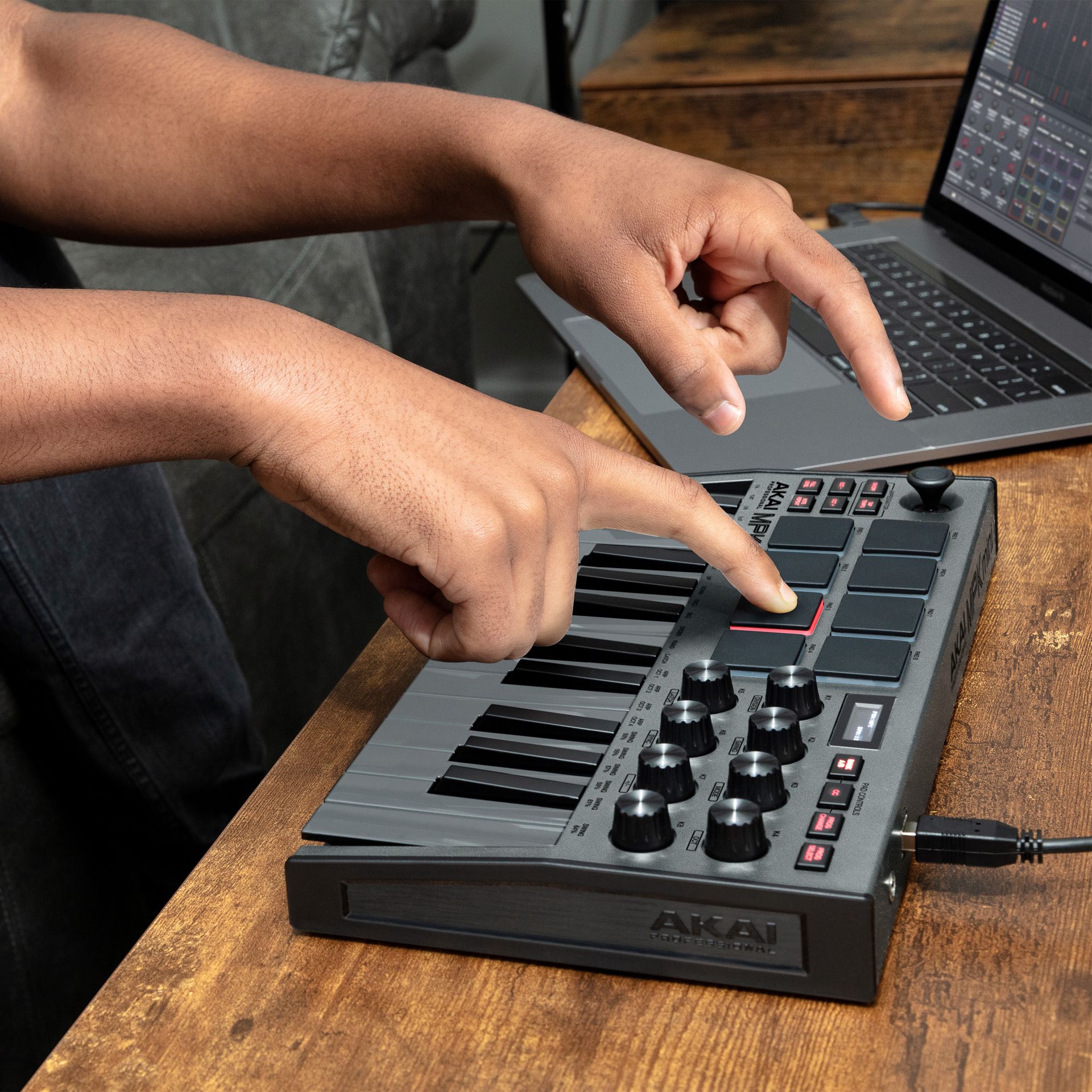 AKAI ” MPK mini Special Edition Grey ” | 25鍵 USB MIDI キーボード