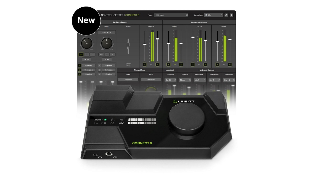 Lewitt CONNECT 6 | DSPエフェクト搭載、レコーディング