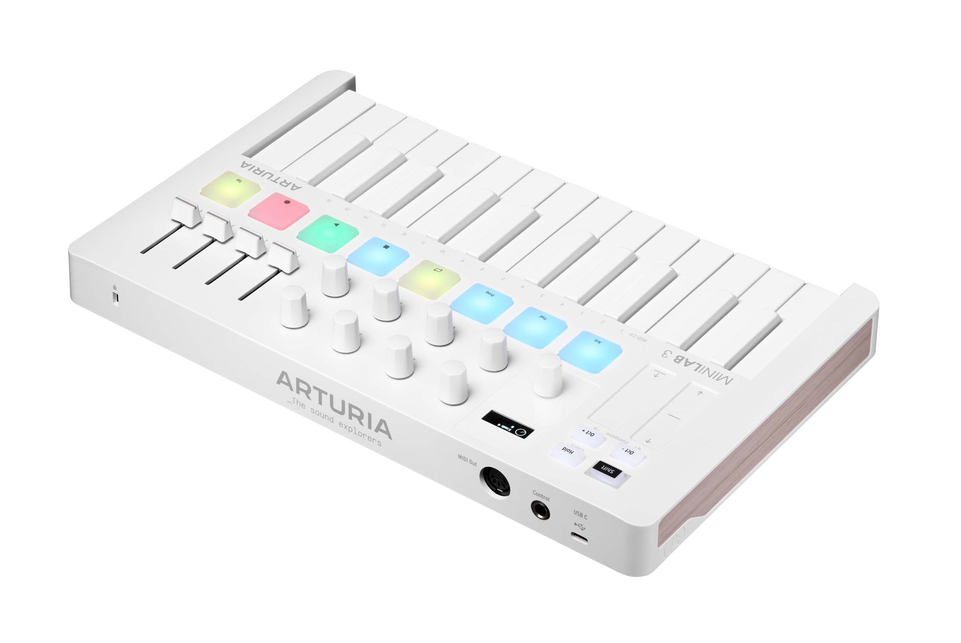 Arturia MiniLab 3 Alpine White | 人気MIDIキーボードコントローラー