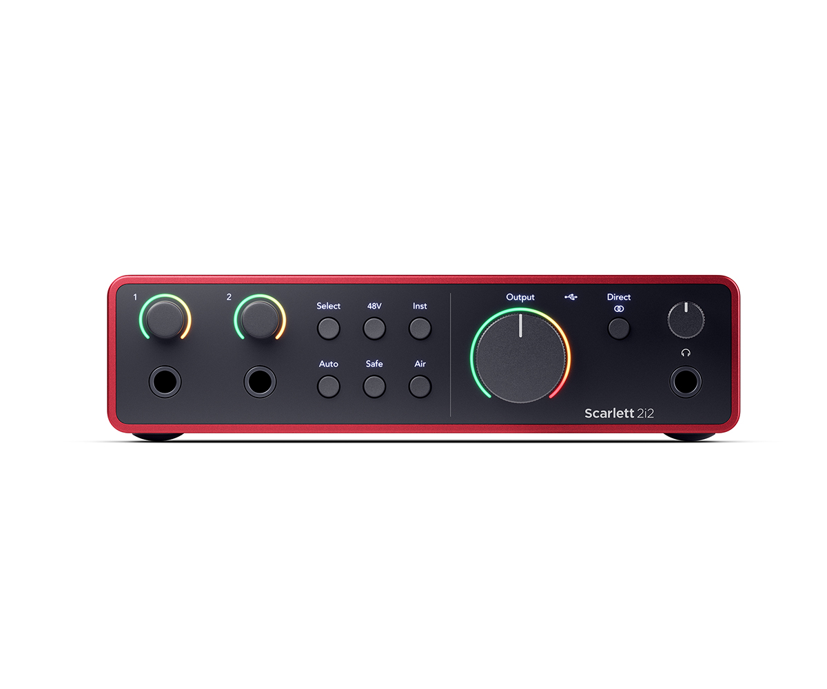 Focusrite Scarlett Gen4シリーズ | スタジオグレードのAD/DA