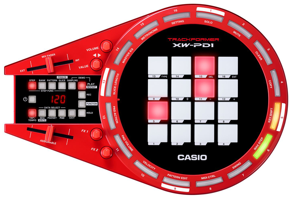 ダンスミュージックをより気軽に楽しめるガジェット CASIO TRACKFORMER