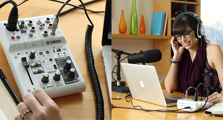 YAMAHA AG06 / AG03 | 配信に便利なループバック機能＆エフェクト内蔵