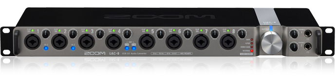ZOOM UAC-8 | 最大18イン／20アウトの USB3.0 オーディオ