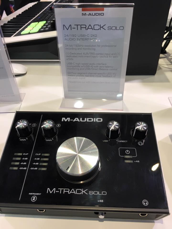 USBオーディオインターフェース M-Audio new M-TRACK ファミリー