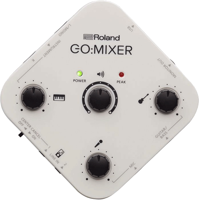 Roland GO:MIXER 発表！スマホで「歌ってみた」「弾いてみた」「演奏し