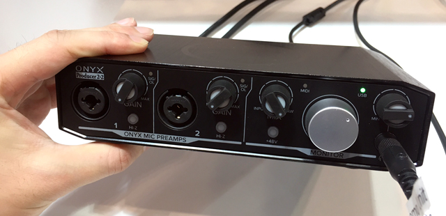 Mackie Onyx USBインターフェース登場！クラス最大ヘッドルームと超低