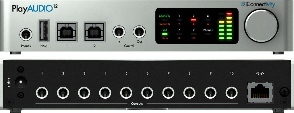iConnectivity PlayAUDIO12 発表！ライブ/ステージ専用オーディオ
