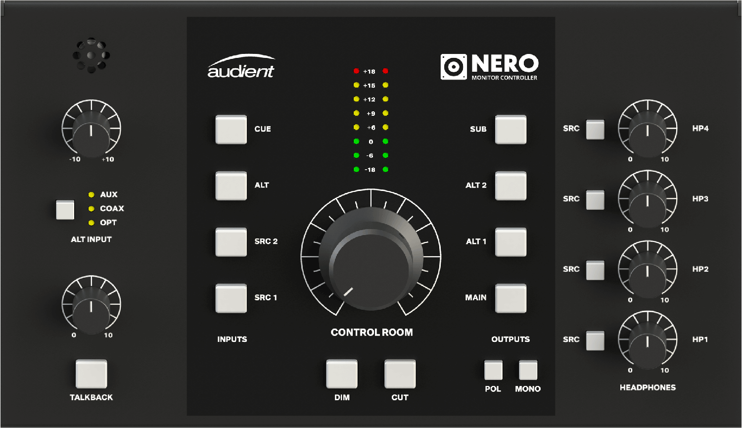 Audient NERO | デスクトップ・モニターコントローラー | Digiland