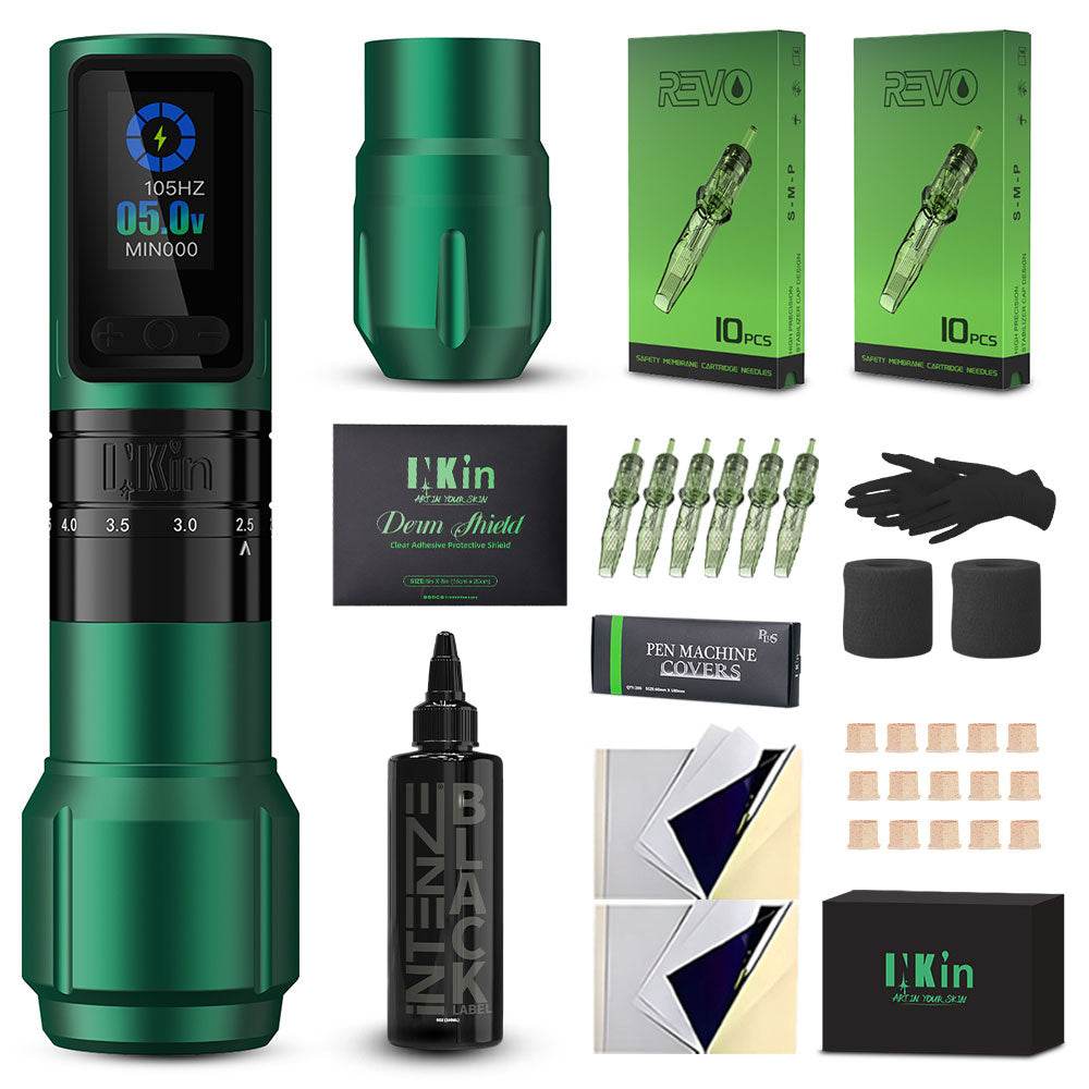 INKin Inferno ワイヤレスタトゥーマシン 調節可能ストローク 2.0mm