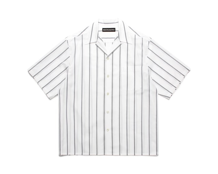 WACKO MARIA(ワコマリア)｜STRIPED OPEN COLLAR SHIRT S/S ( TYPE-1