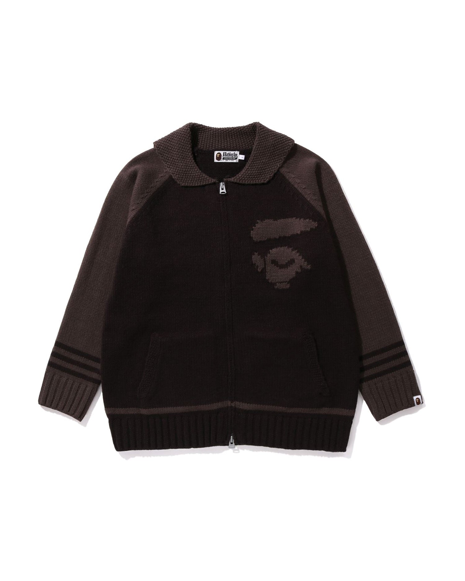A BATHING APE® Cowichan Sweater | Bape official website – INT.BAPE.COM