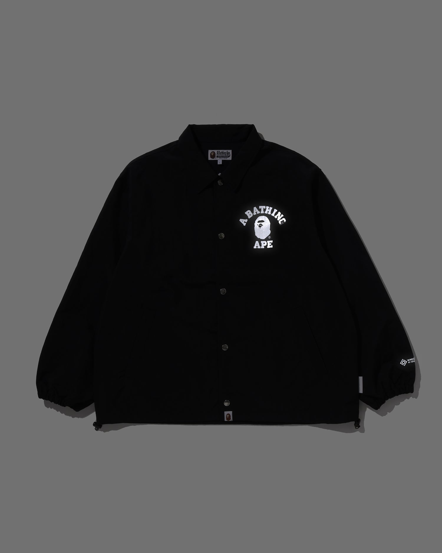 A BATHING APE® Gore-Tex Wind Stopper College Coach Jacket | Bape