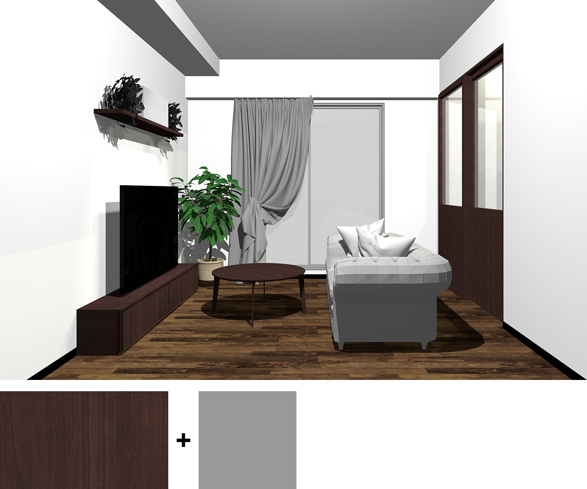 ダークブラウンにグレーを足そう!お洒落な配色の仕方&実例51選