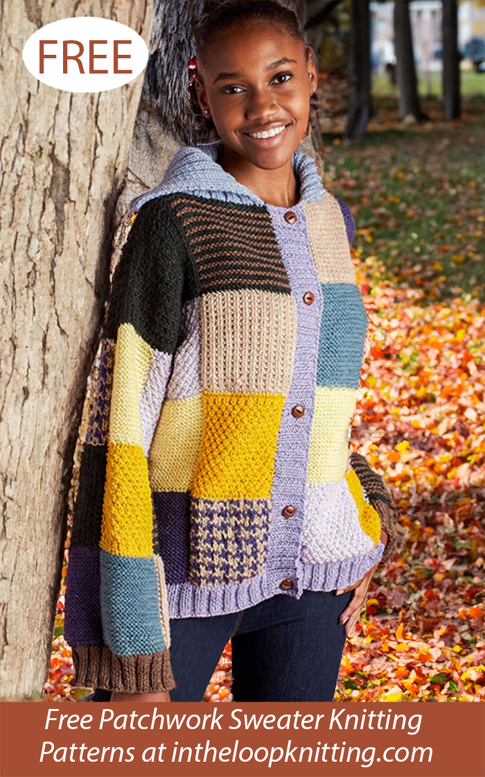Patchwork Sweater Knitting Patterns - In the Loop Knitting