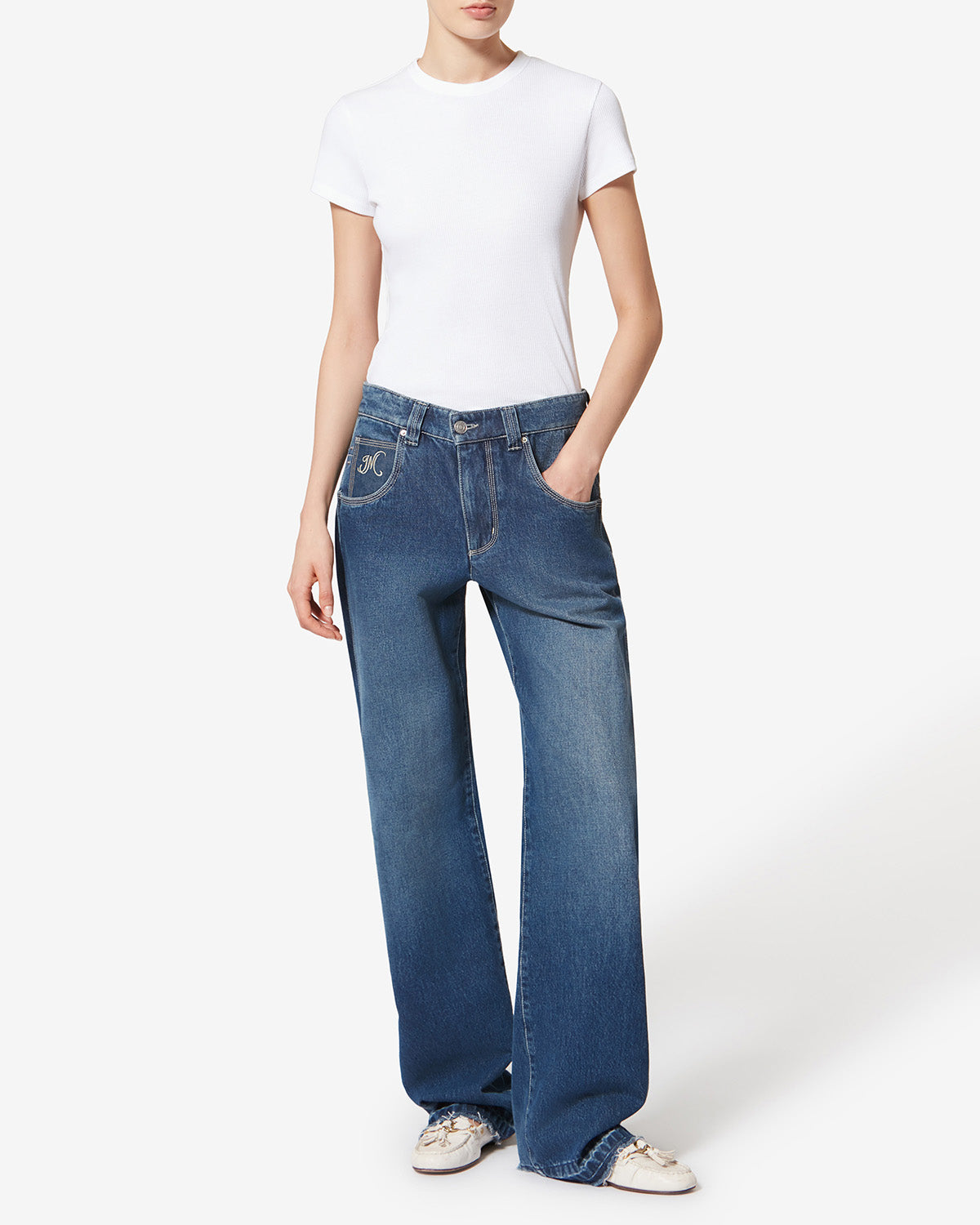 JEYDA パンツ 女性 青 | ISABEL MARANT 公式サイト