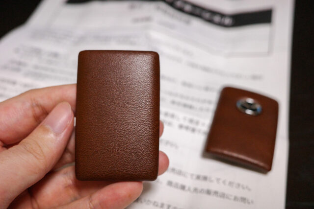 純正ブラウンレザーのセレクティブキーシェルを購入しました | いぬ