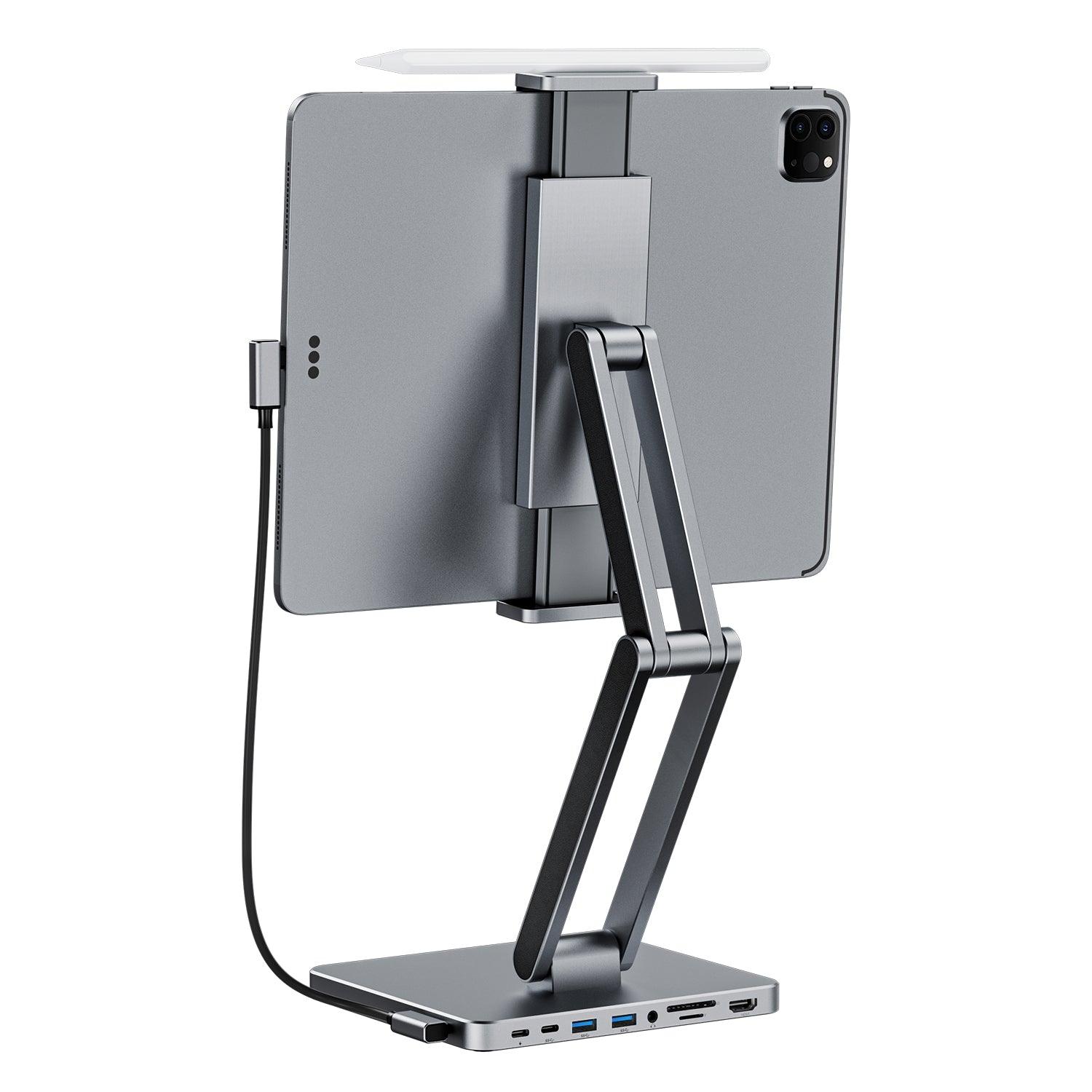INVZI MagHub 8-in-1 Docking Station Stand for iPad Tablet