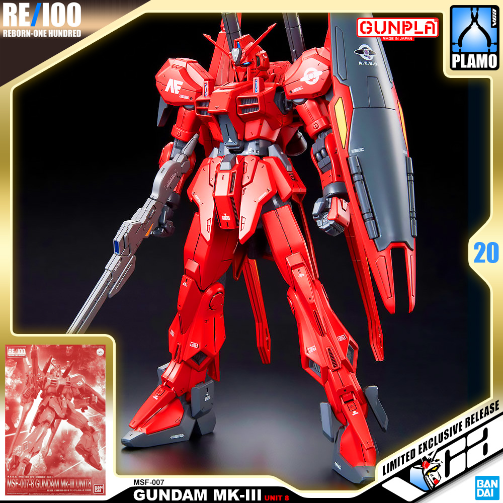 PremiumBandai® MSF-007-8 GUNDAM MK-III UNIT 8 : Inspired by