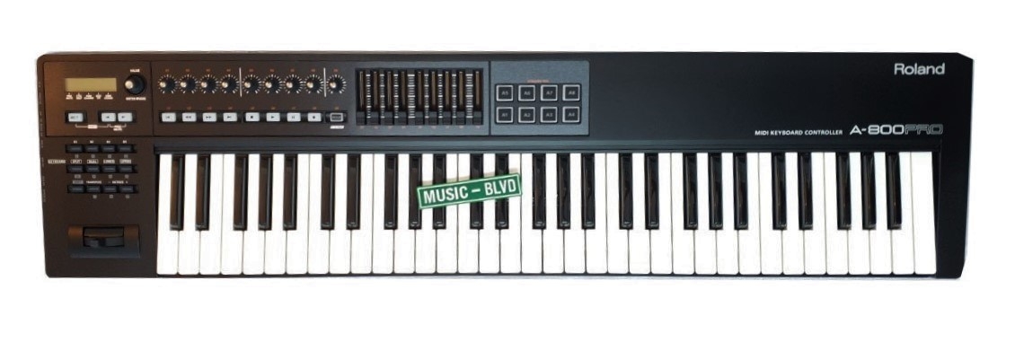 Roland A-800PRO 61-Key MIDI Keyboard Controller - Music Boulevard