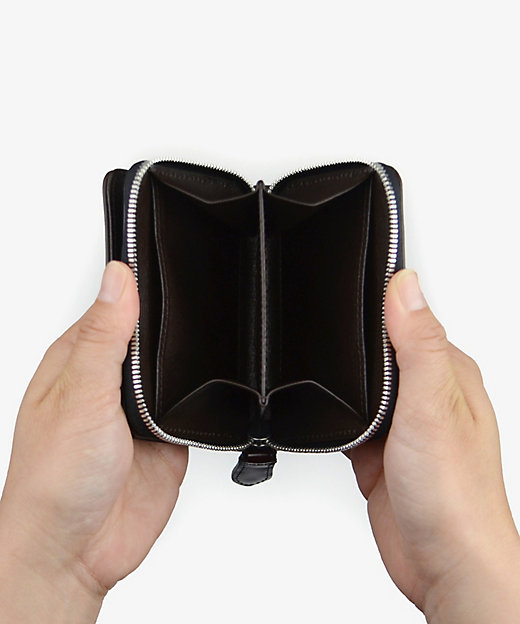 コードバン ラウンドジップコンパクト財布 | THE WARMTHCRAFTS