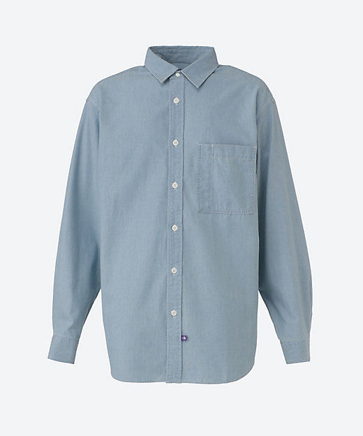 カジュアルシャツ Regular Collar Chambray