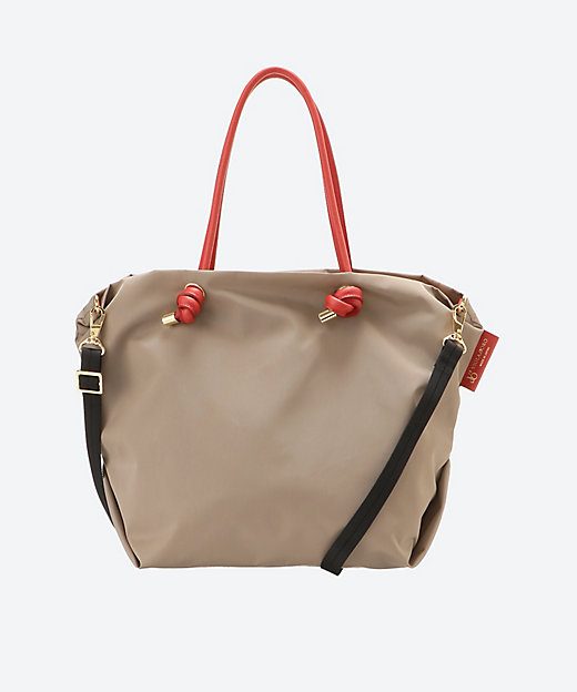 ノットハンドルナイロントートMLサイズ BIANCA／V―2204