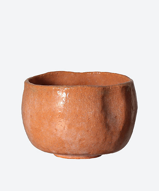 左入写 桃里 赤茶碗 | 佐々木昭楽/ササキショウラク | 三越伊勢丹