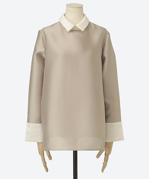 シルキーWクロス バイカラーブラウス | M・fil/エムフィル | 三越