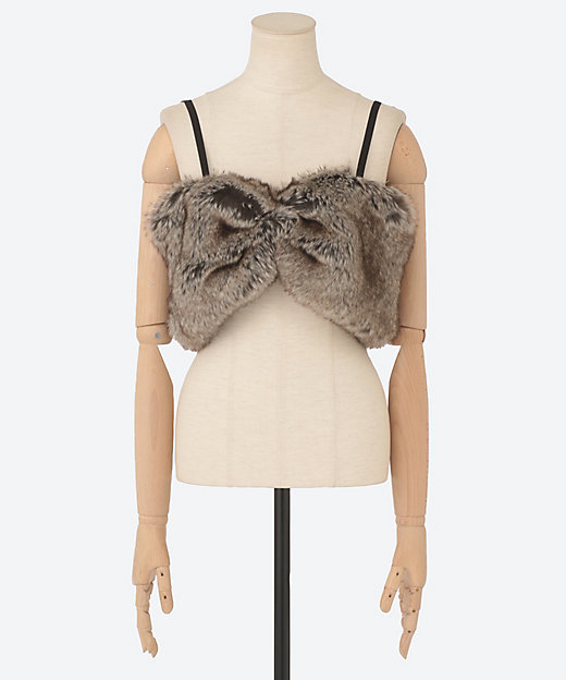 animal far bustier F25A29 | FUMIE=TANAKA