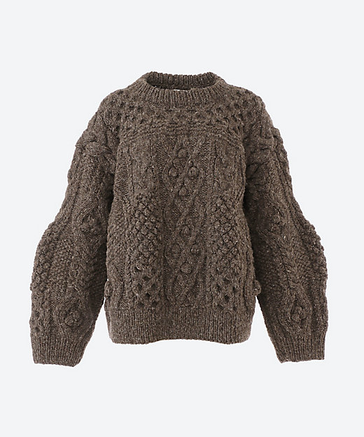 アラン模様パネルニットプルオーバー | CASA FLINE (Women)/カーサ