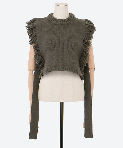 FRINGE SWEATER VEST | HYKE (Women)/ハイク | 三越