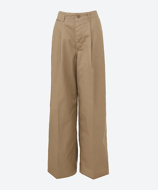 T／C TWILL ARMY WIDE LEG CHINOS | HYKE