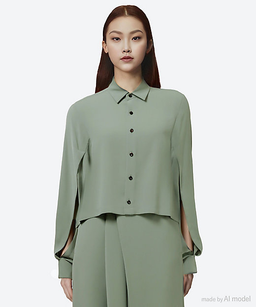 TA／P CROPPED SHIRT 25SS／15244 | HYKE