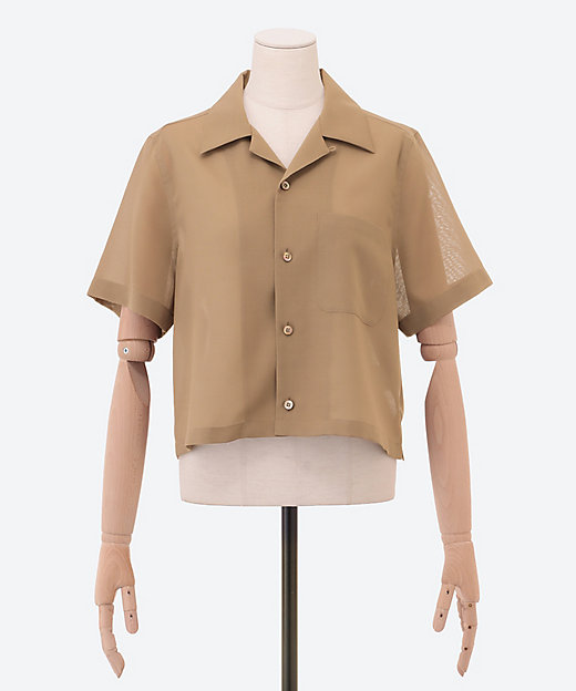 T／W VOILE CROPPED SHIRT 26SS／15256