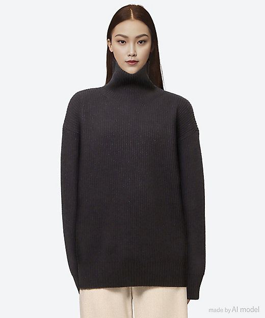 セーター TURTLE NECK CLOUD SWEATER