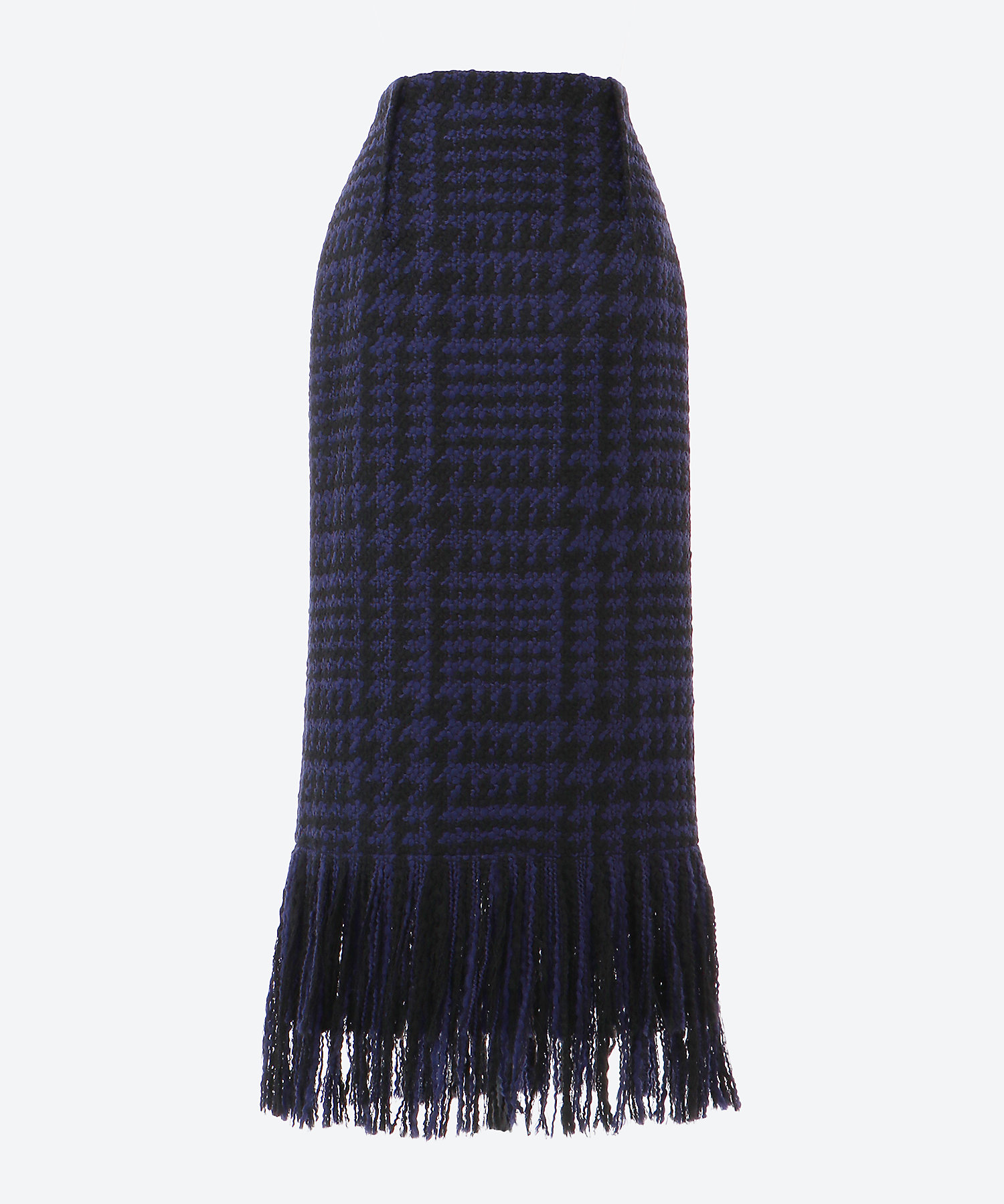 ウールグレンチェックフリンジスカート | BLAMINK (Women)/ブラミンク