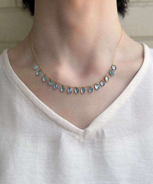 ウィー バイ ホワイトバード アクアマリンネックレス 1032801