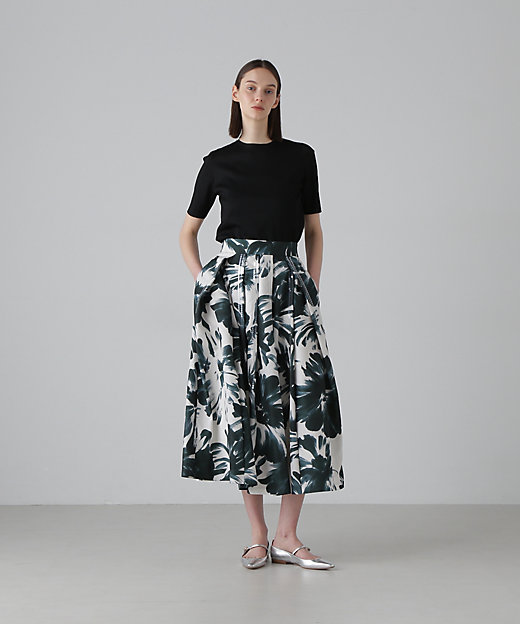 ◇ブラッシュフラワープリントスカート（5315120510