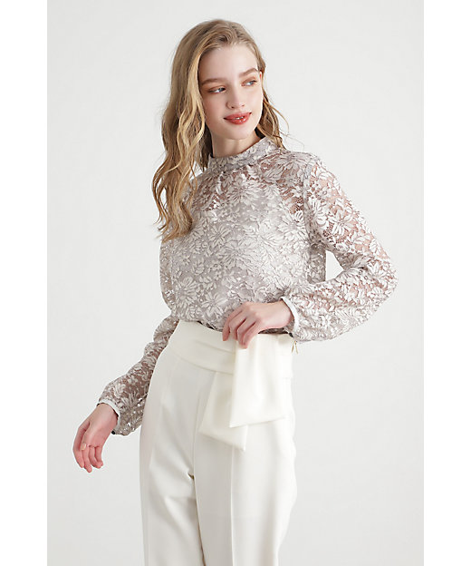 ◇コードレーススタンドブラウス（0314210204