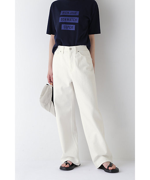 ◇11ozホワイトデニムパンツ（0774230700） | human