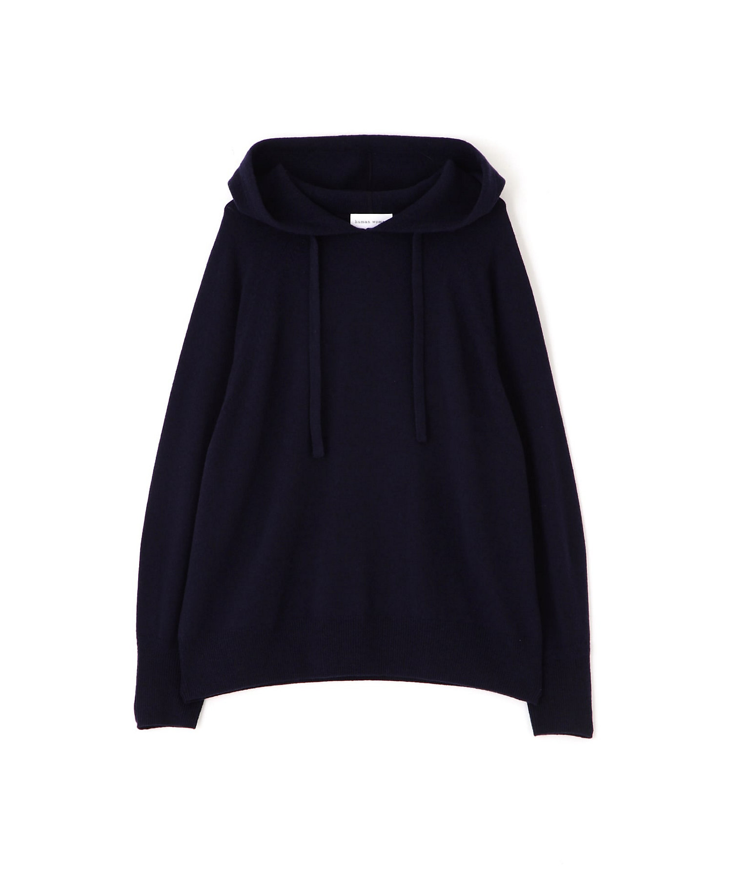 ◇ウールカシミヤフーディニット（0774270104） | human