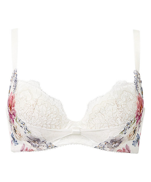 リボンブラ 脇すっきり ワイヤーブラ（3／4カップ）（BXB443