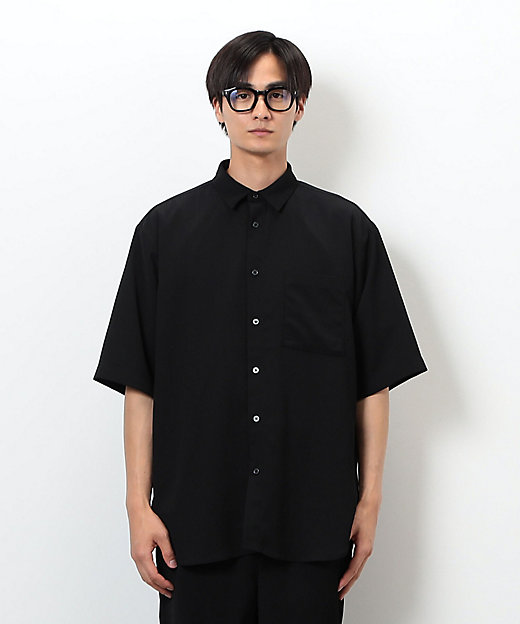 セットアップ対応】ポリエステル 楊柳 5分袖シャツ（4733IK11