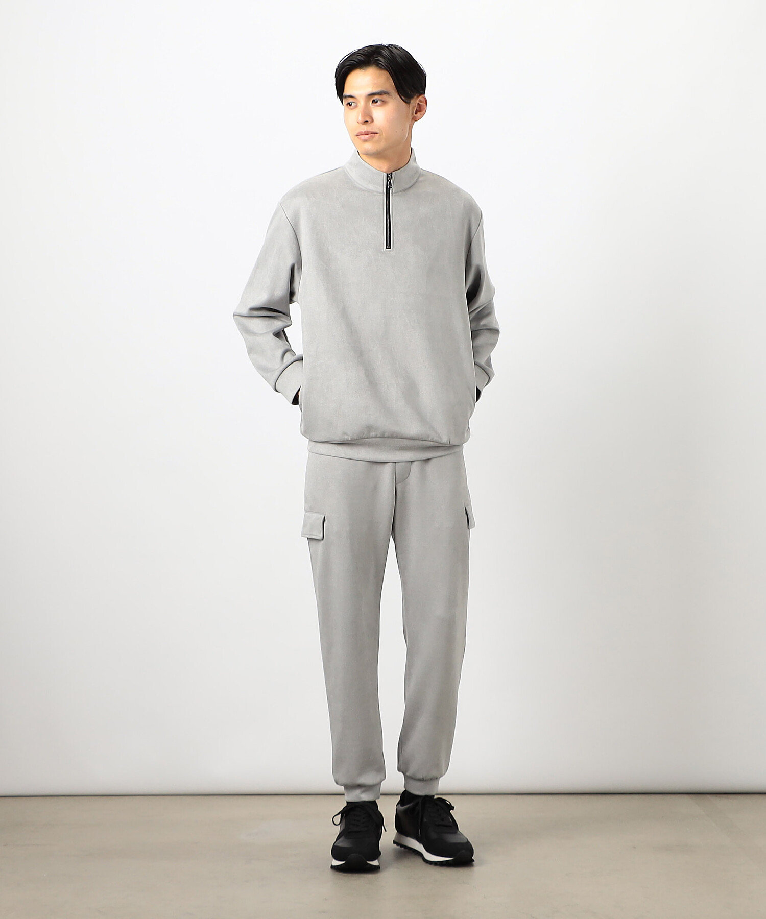 セットアップ対応】 ハーフジッププルオーバー（4767CK06