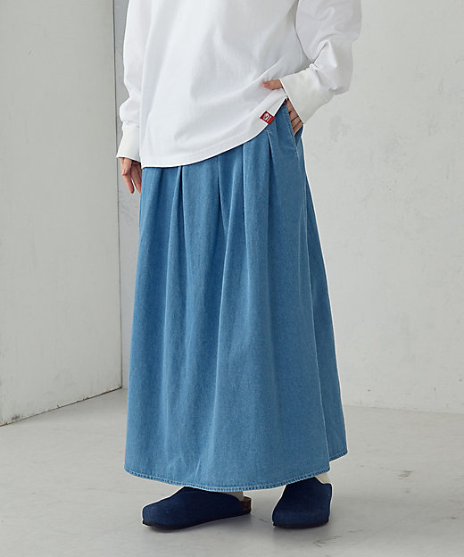 デニムタックフレアスカート ／ セットアップ対応（5250FO71