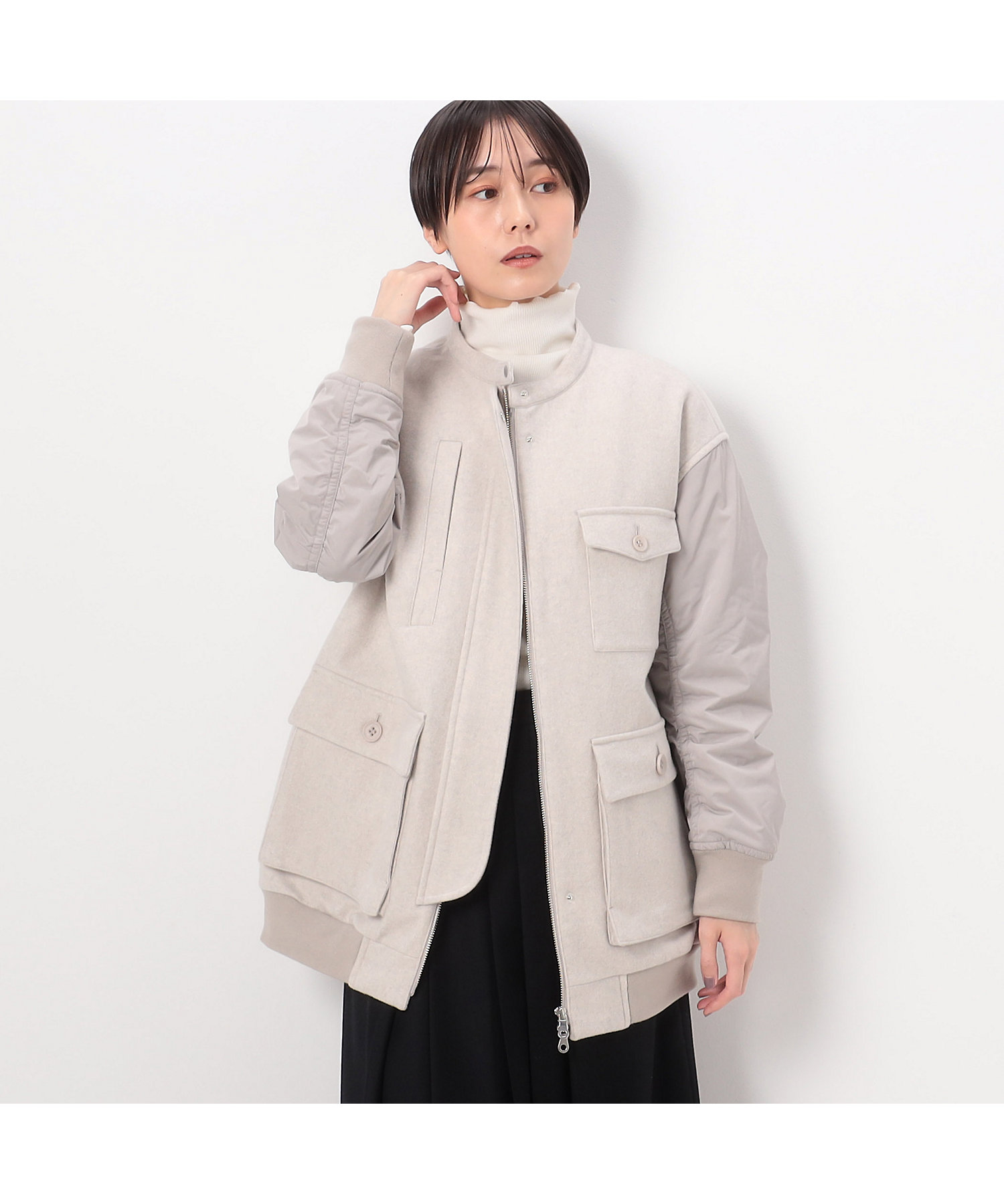 マルチウェイ】やわらかメルトン ワークジャケット（7207WE01