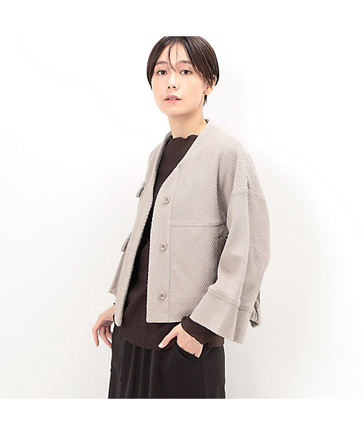 ツイードジャージー ブルゾン（7203JE02） | Gabardine K.T