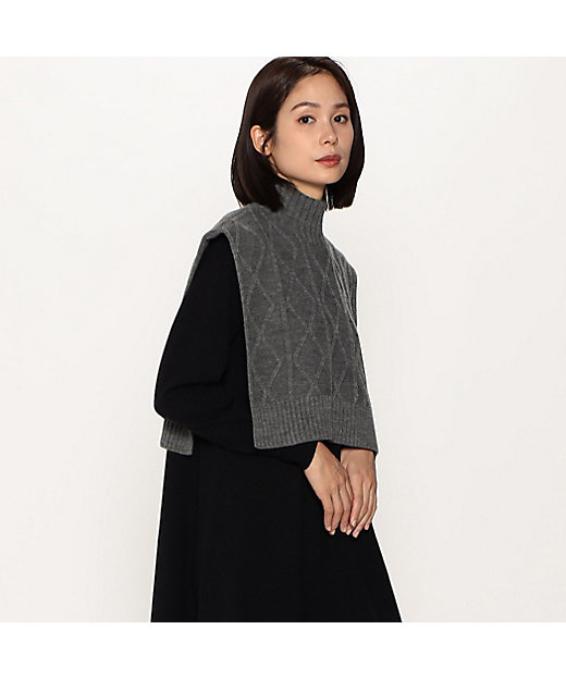 ケーブルニットネックウォーマー（9570ME13） | MONO COMME CA